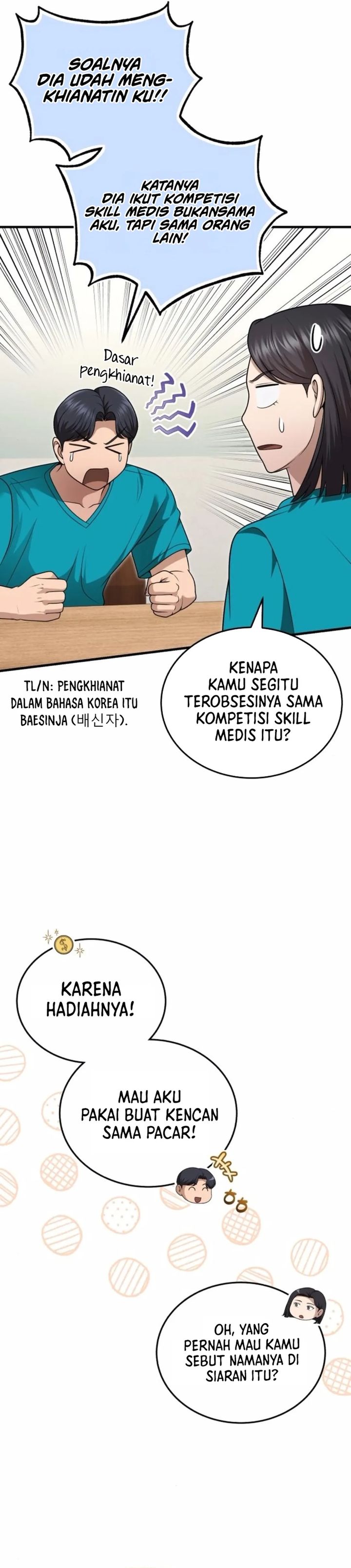 The Regressed Doctor Just Wanted to Live Quietly Chapter 39 Bahasa Indonesia