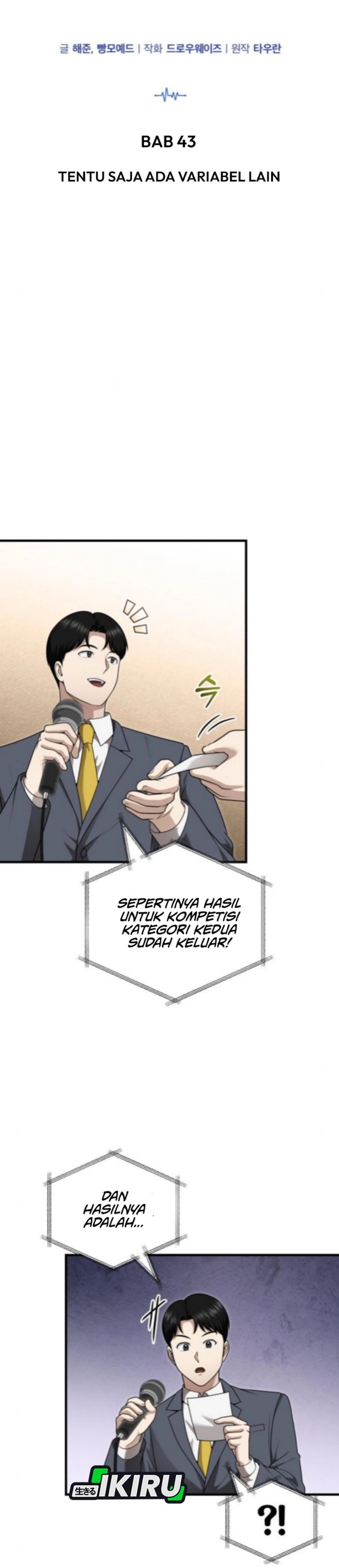 The Regressed Doctor Just Wanted to Live Quietly Chapter 44 Bahasa Indonesia