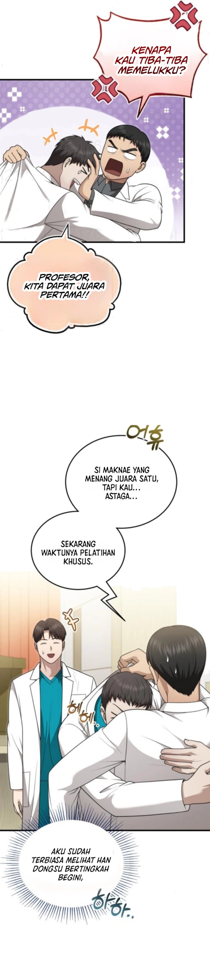 The Regressed Doctor Just Wanted to Live Quietly Chapter 44 Bahasa Indonesia