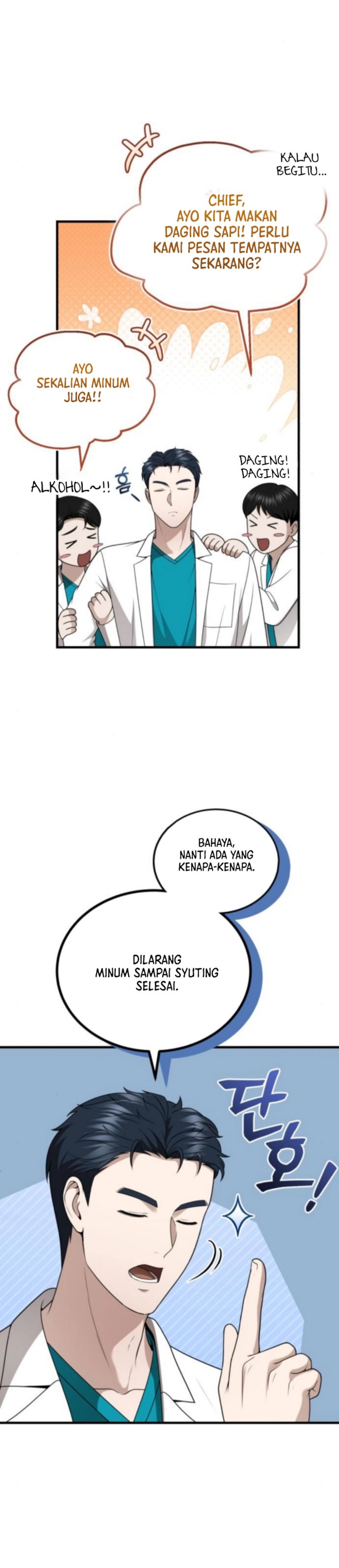The Regressed Doctor Just Wanted to Live Quietly Chapter 44 Bahasa Indonesia