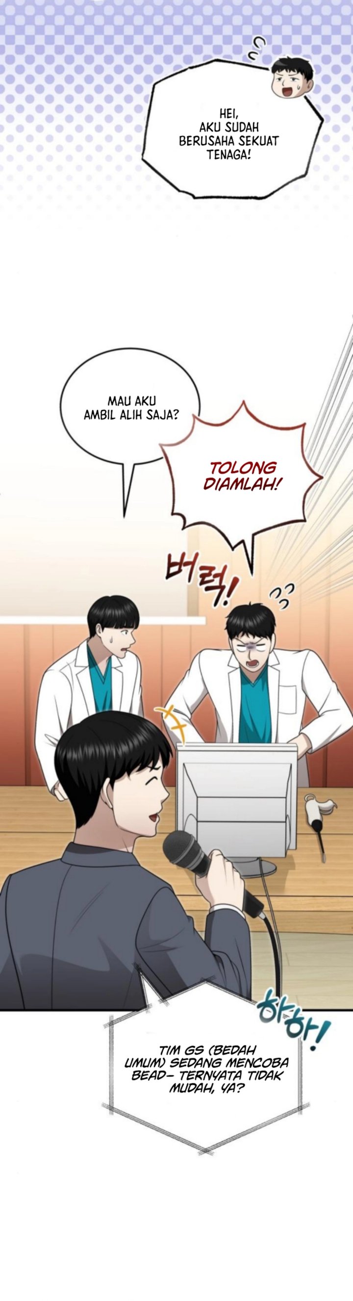 The Regressed Doctor Just Wanted to Live Quietly Chapter 44 Bahasa Indonesia