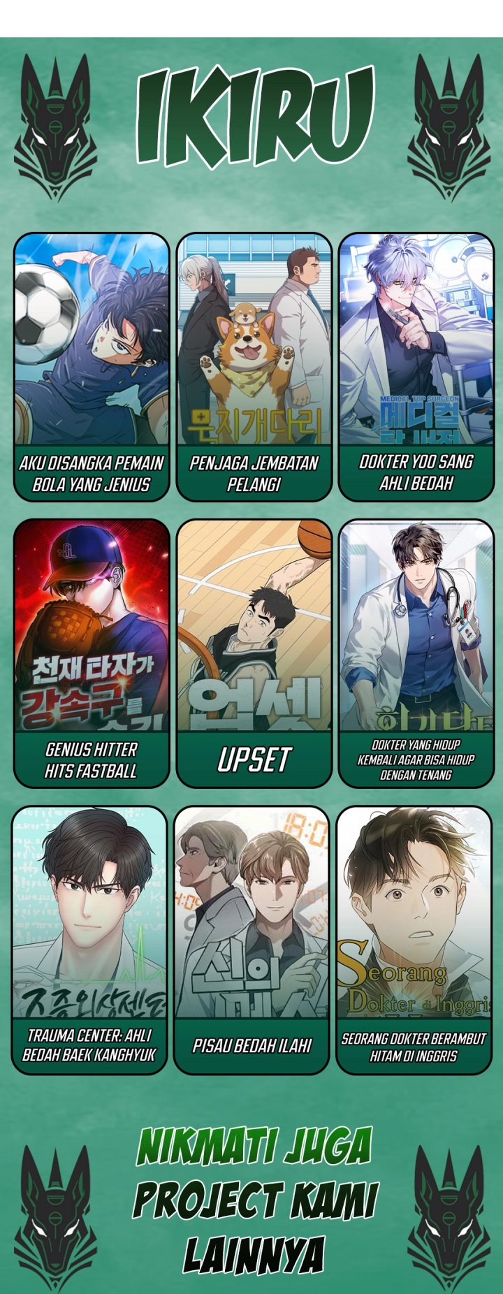 The Regressed Doctor Just Wanted to Live Quietly Chapter 44 Bahasa Indonesia