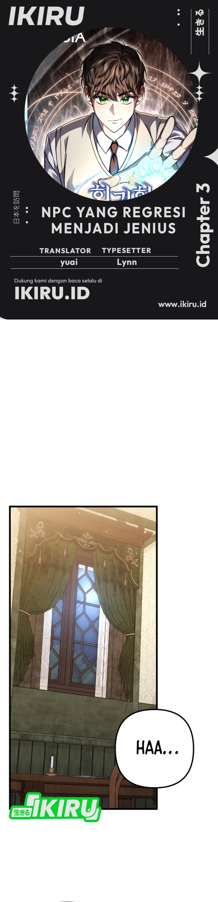 The Regressed Extra Becomes a Genius Chapter 03 Bahasa Indonesia