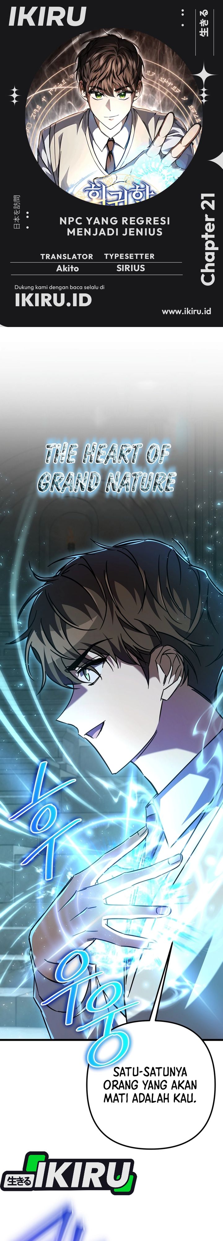 The Regressed Extra Becomes a Genius Chapter 21 Bahasa Indonesia