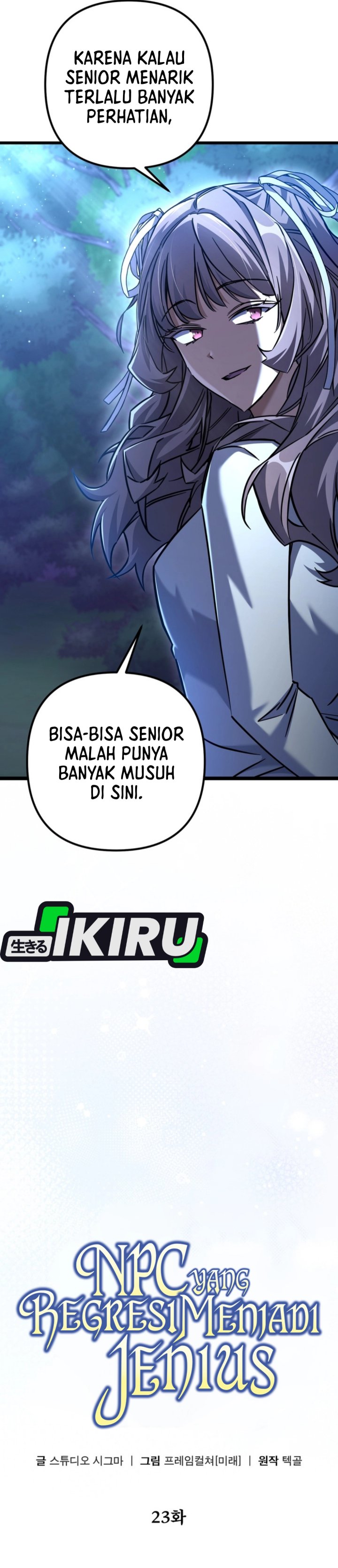 The Regressed Extra Becomes a Genius Chapter 23 Bahasa Indonesia