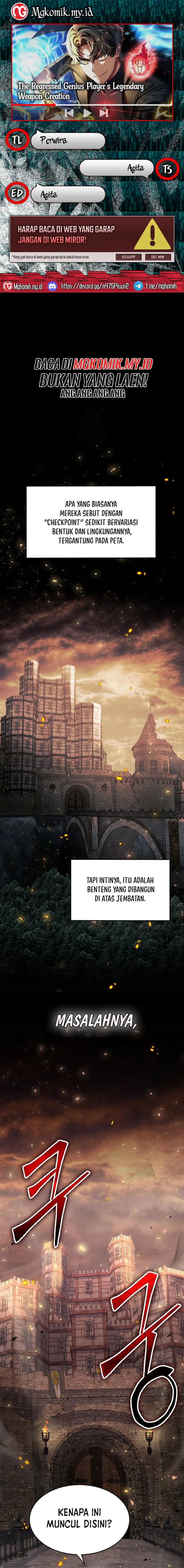 The Regressed Genius Player’s Legendary Weapon Creation Chapter 11 Bahasa Indonesia