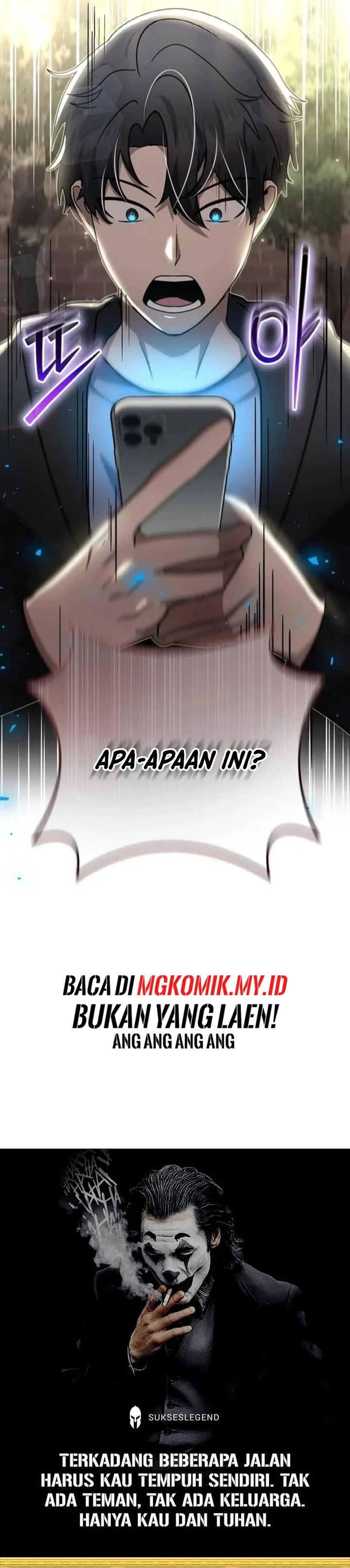 The Regressed Genius Player’s Legendary Weapon Creation Chapter 39 Bahasa Indonesia