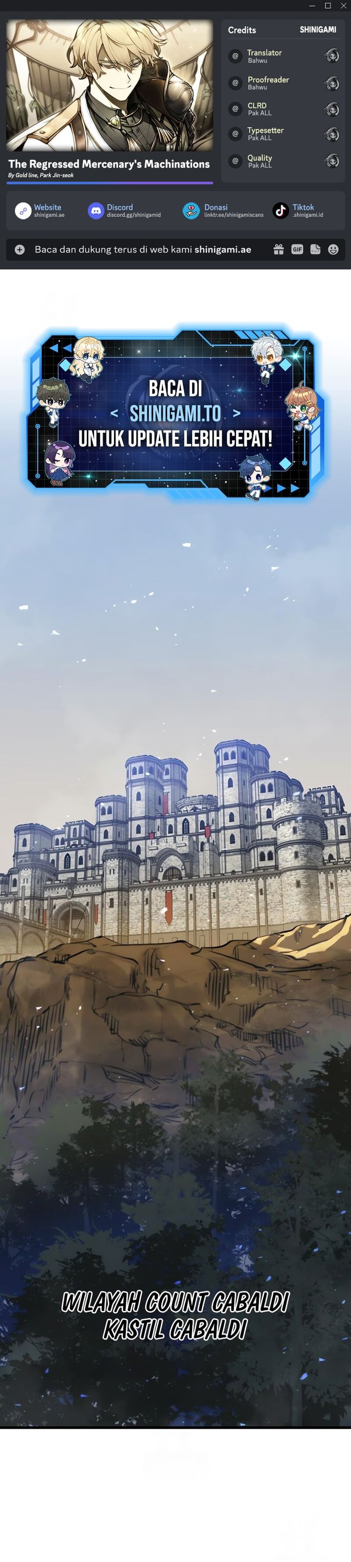 The Regressed Mercenary’s Machinations Chapter 57 Bahasa Indonesia