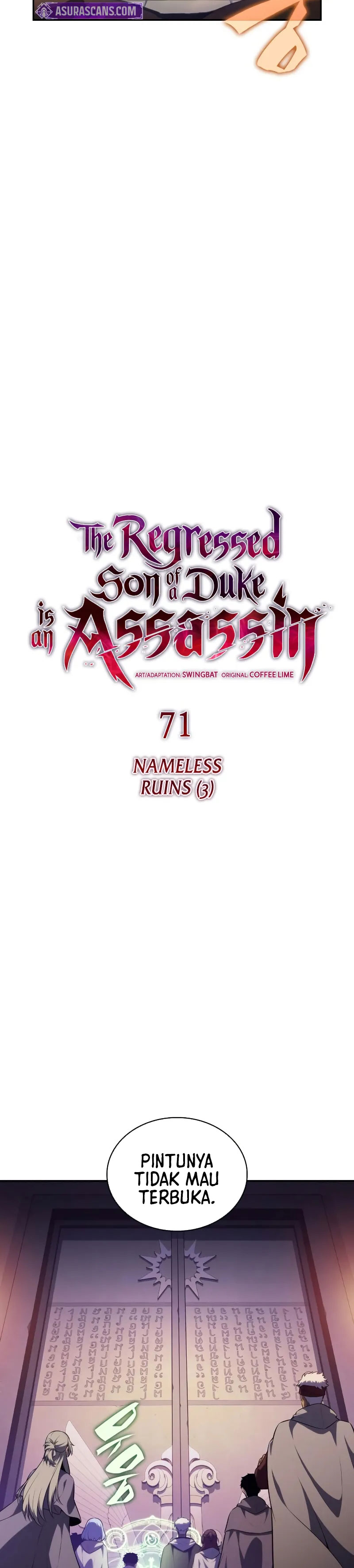 The Regressed Son of a Duke is an Assassin chapter 71