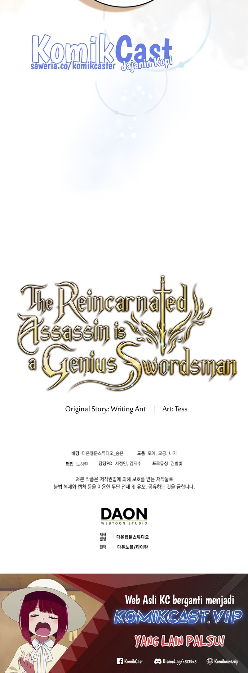 The Reincarnated Assassin is a Genius Swordsman chapter 9
