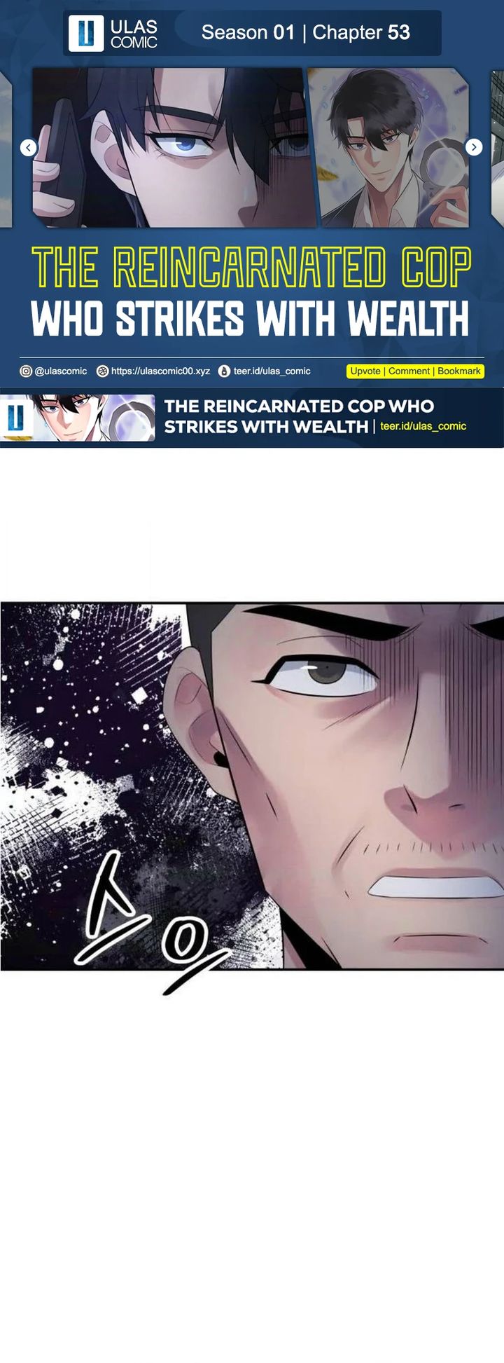 The Reincarnated Cop Who Strikes With Wealth Chapter 53 Bahasa Indonesia