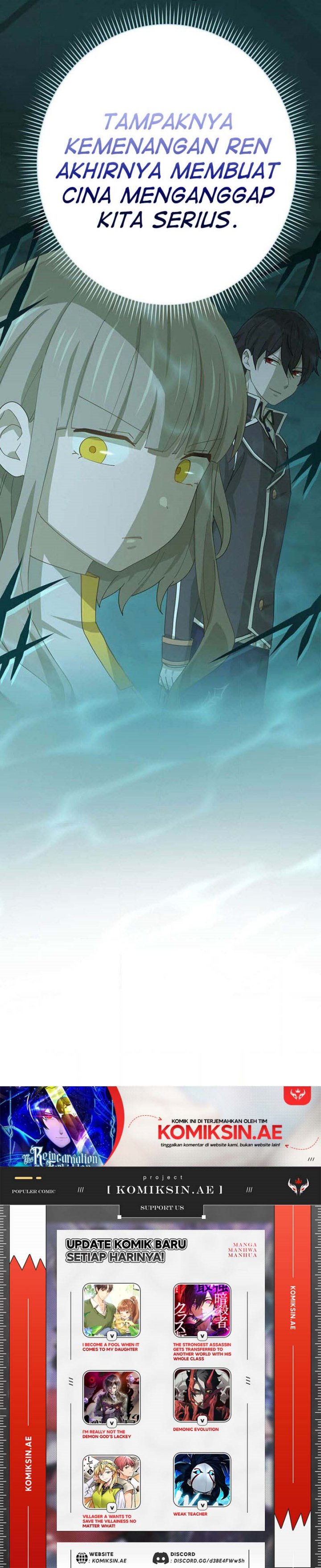 The Reincarnation of the Forbidden Archmage Chapter 115 Bahasa Indonesia