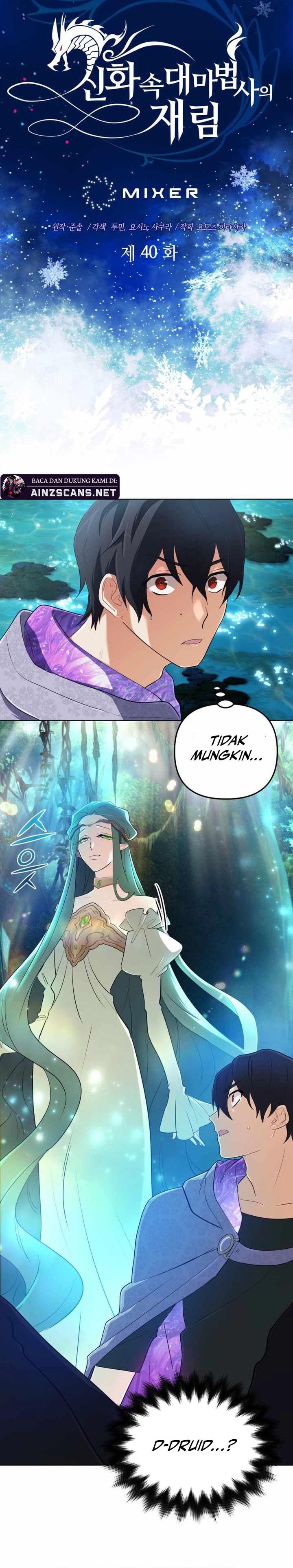 The Return of the Mythical Archmage Chapter 40 Bahasa Indonesia