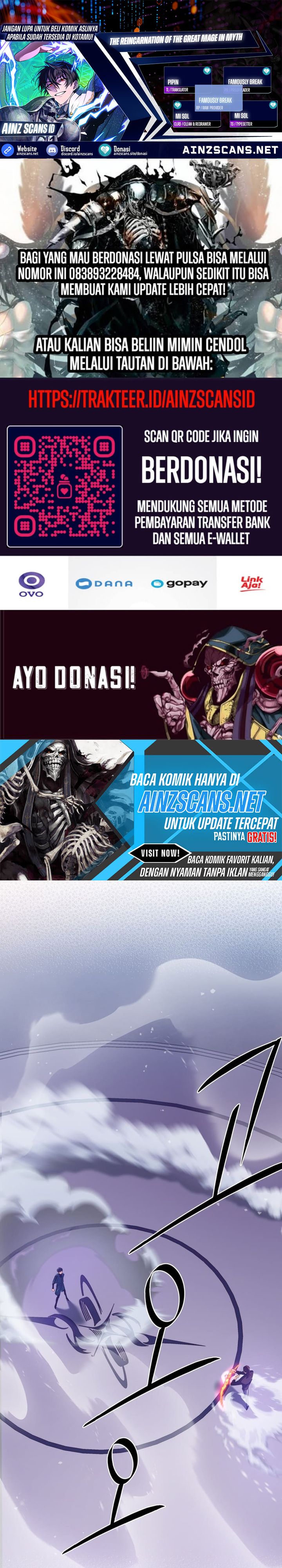 The Return of the Mythical Archmage Chapter 47 Bahasa Indonesia