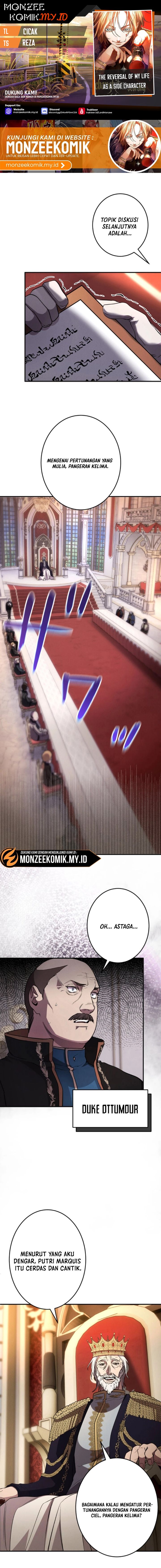 The Reversal of My Life as a Side Character Chapter 38 Bahasa Indonesia