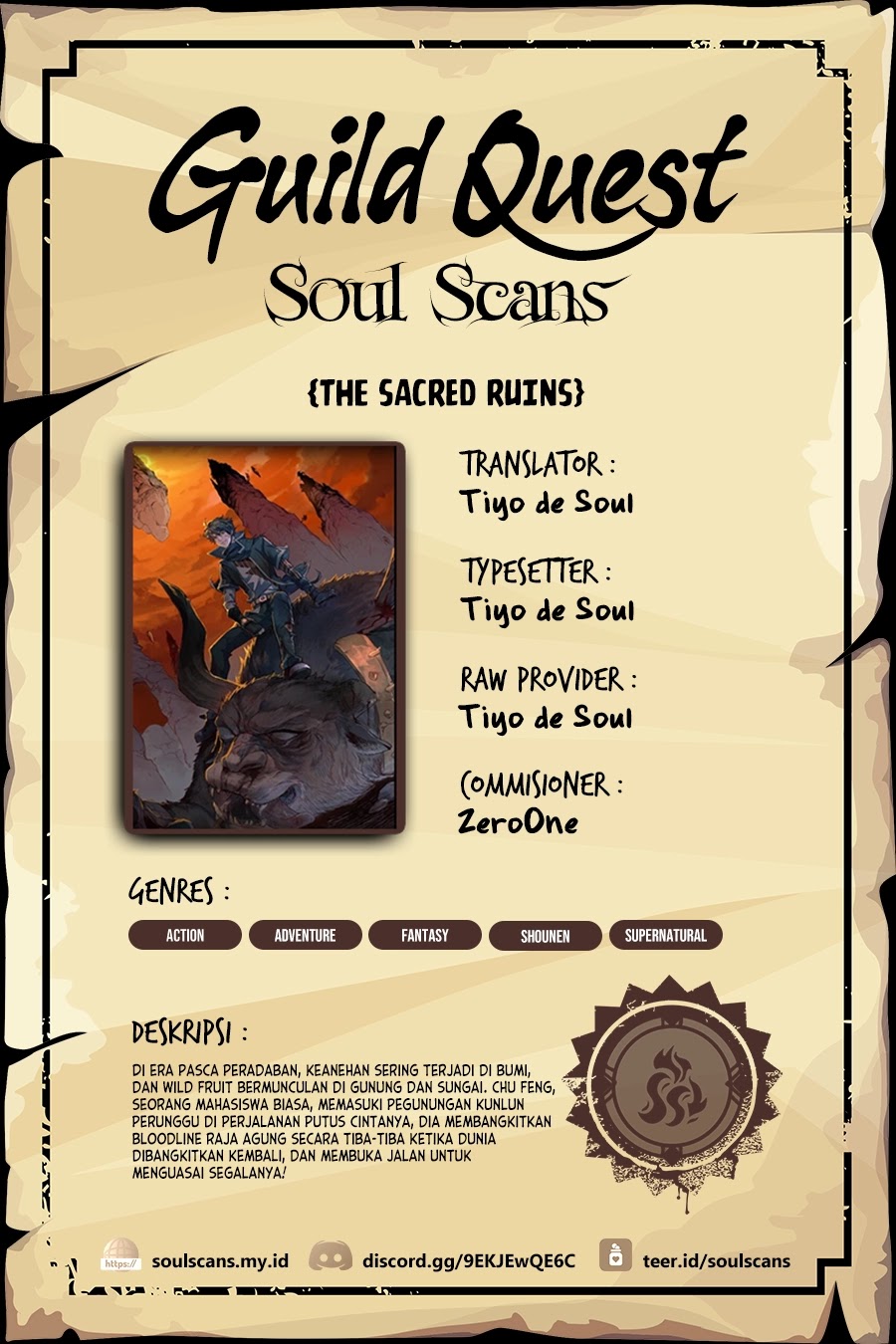 The Sacred Ruins Chapter 191 Bahasa Indonesia