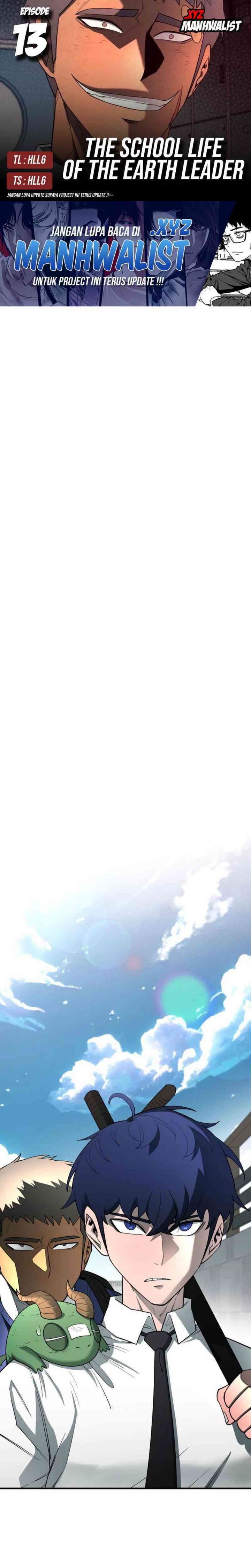 The School Life of the Earth Leader Chapter 13 Bahasa Indonesia