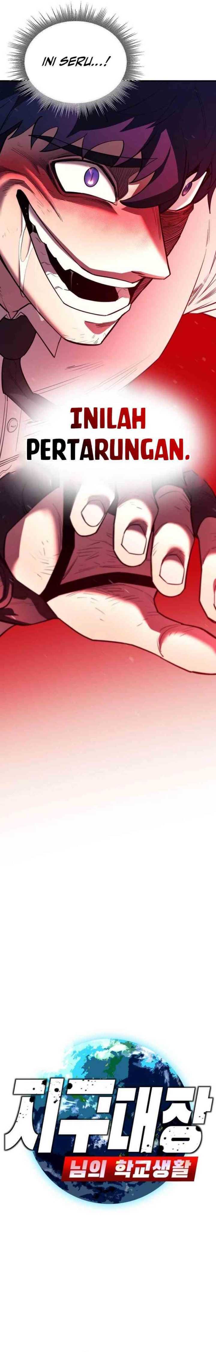 The School Life of the Earth Leader Chapter 13 Bahasa Indonesia