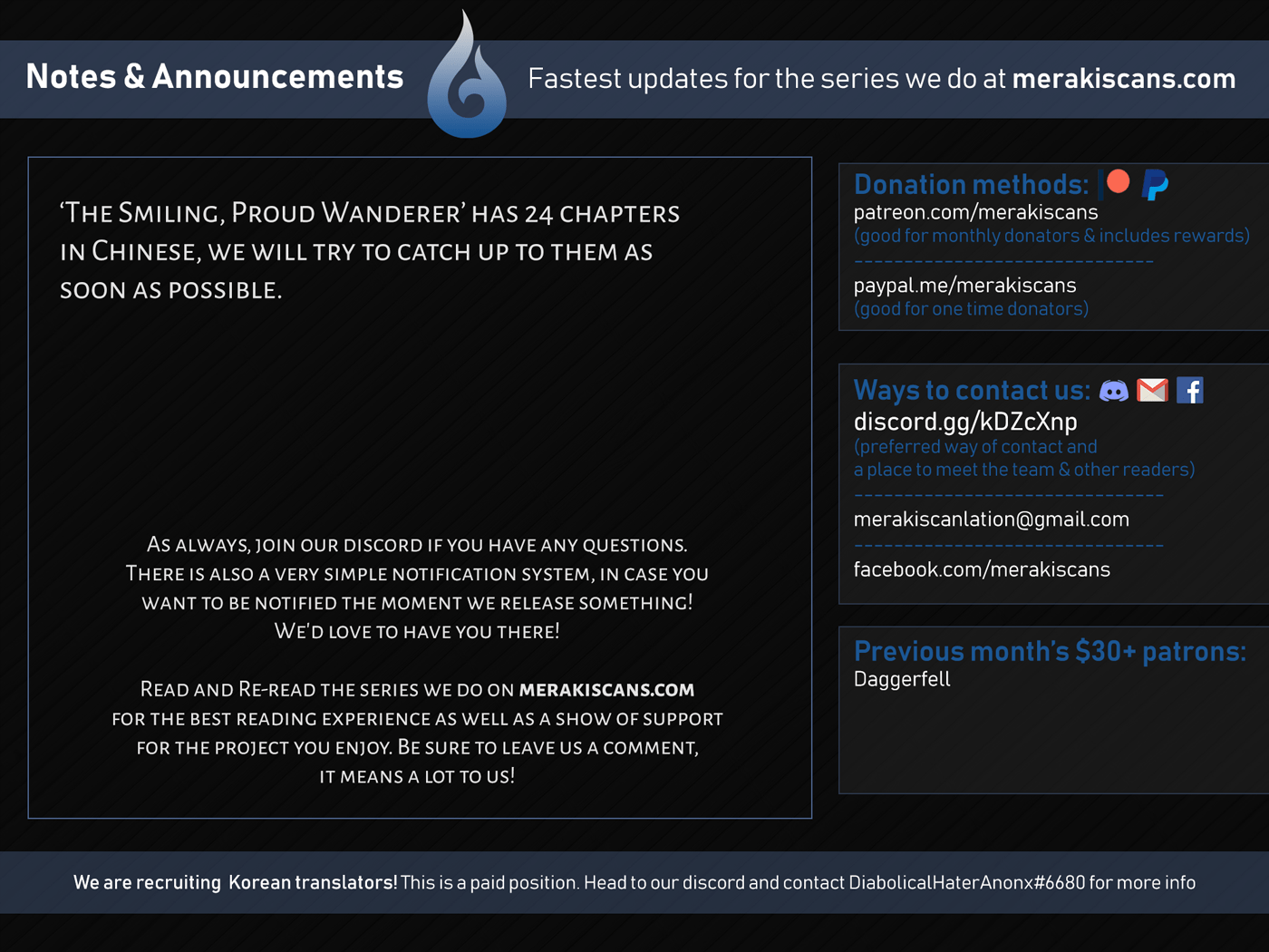 The Smiling, Proud Wanderer II chapter 17