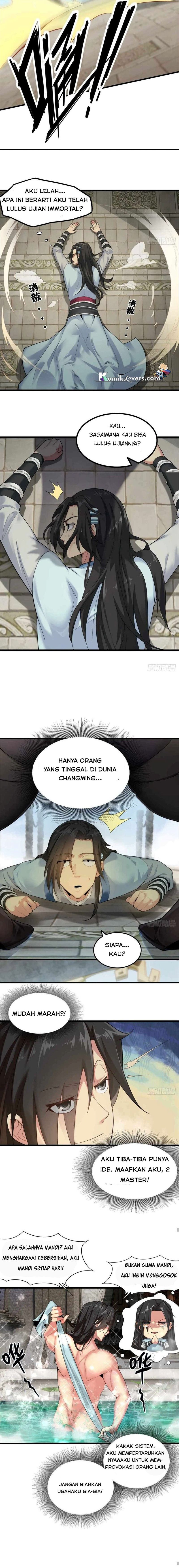 The Start of a Stunning and Feisty Master: A System with Ten Pounds of Rebellion Chapter 01 Bahasa Indonesia