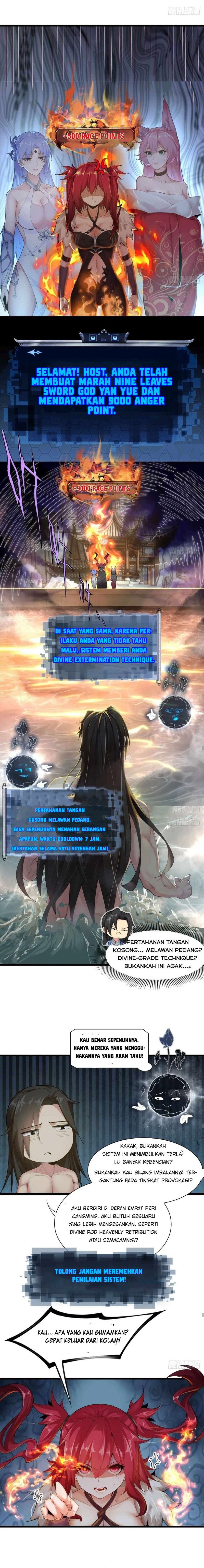 The Start of a Stunning and Feisty Master: A System with Ten Pounds of Rebellion Chapter 01 Bahasa Indonesia