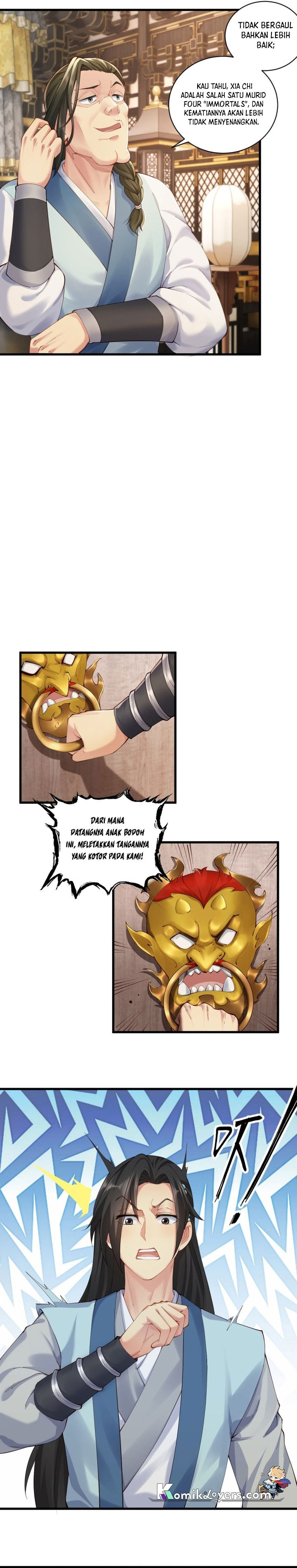 The Start of a Stunning and Feisty Master: A System with Ten Pounds of Rebellion Chapter 13 Bahasa Indonesia