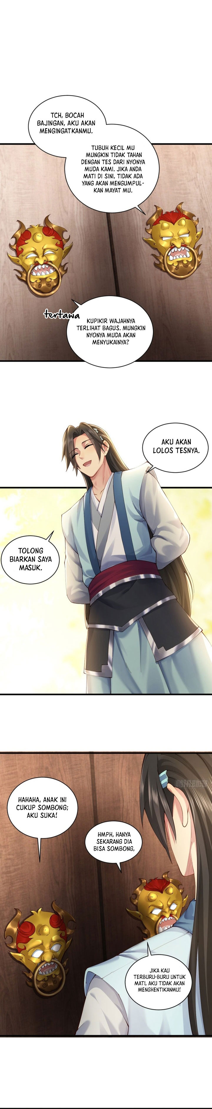 The Start of a Stunning and Feisty Master: A System with Ten Pounds of Rebellion Chapter 13 Bahasa Indonesia