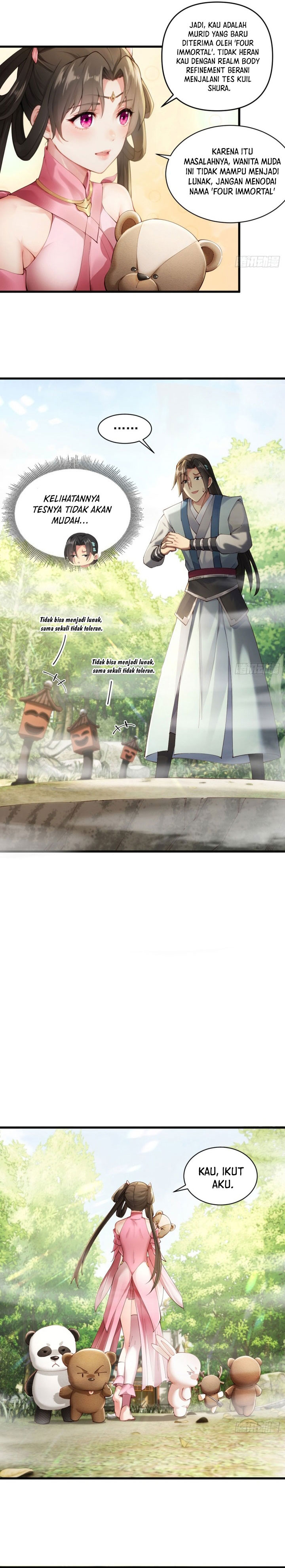 The Start of a Stunning and Feisty Master: A System with Ten Pounds of Rebellion Chapter 13 Bahasa Indonesia