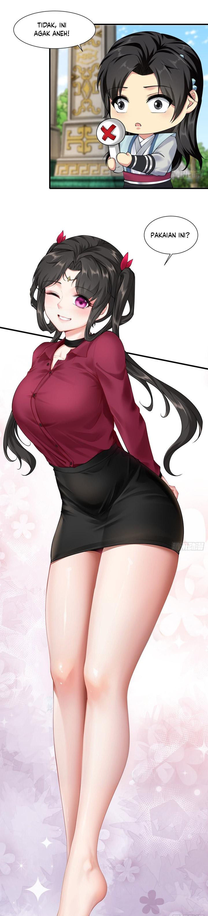 The Start of a Stunning and Feisty Master: A System with Ten Pounds of Rebellion Chapter 20 Bahasa Indonesia