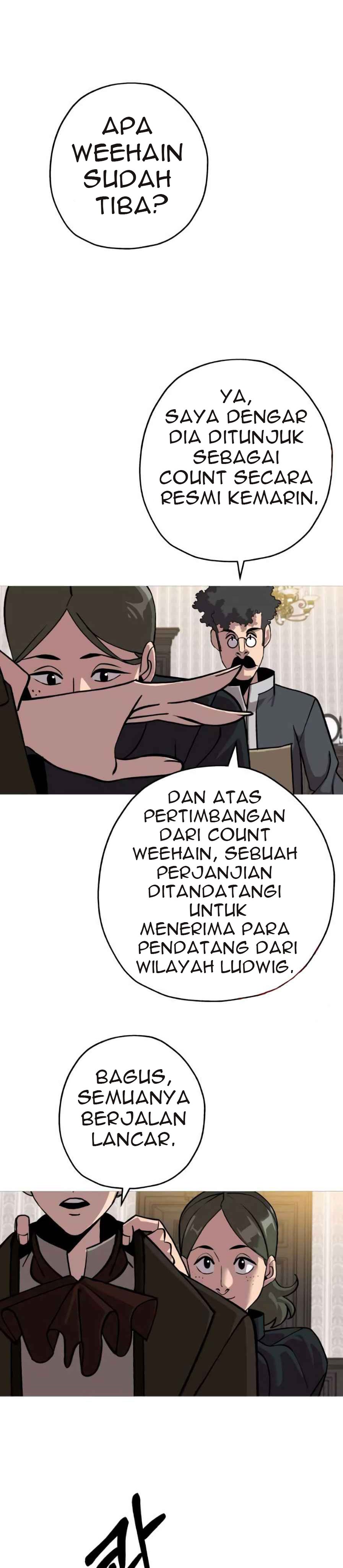 The Story of a Low-Rank Soldier Becoming a Monarch Chapter 56 Bahasa Indonesia