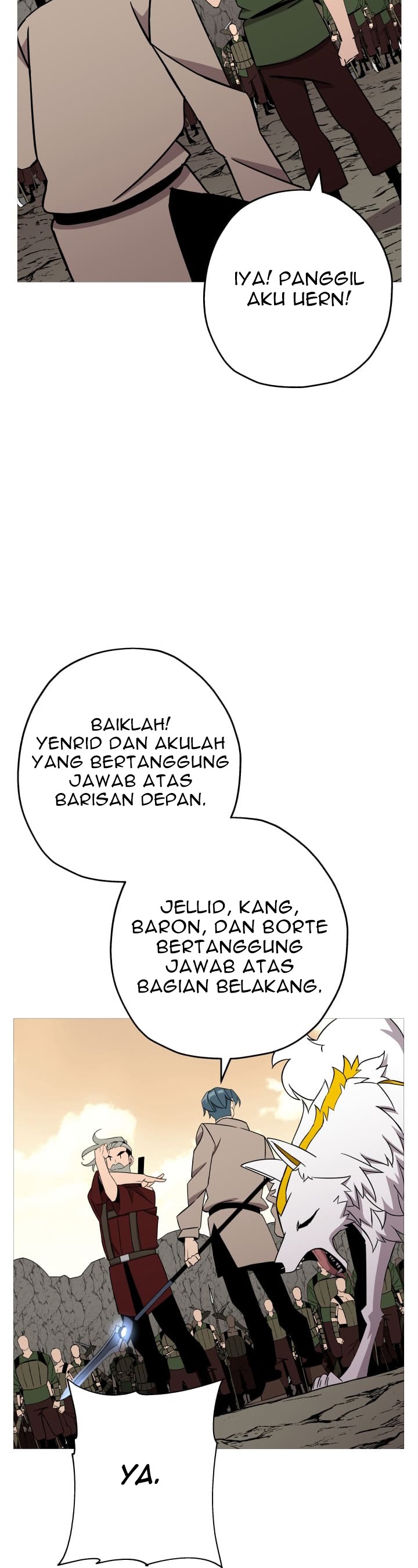The Story of a Low-Rank Soldier Becoming a Monarch Chapter 70 Bahasa Indonesia