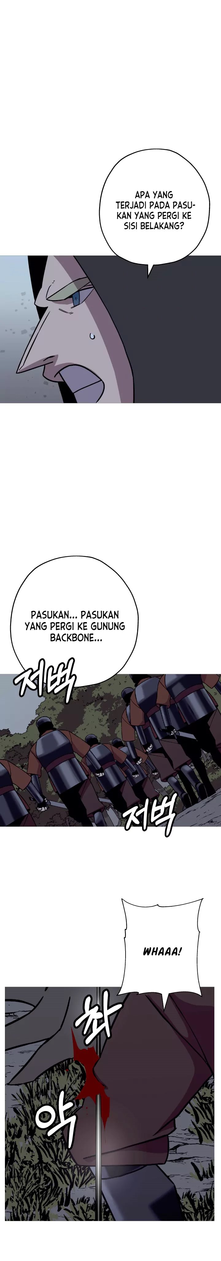 The Story of a Low-Rank Soldier Becoming a Monarch Chapter 85 Bahasa Indonesia