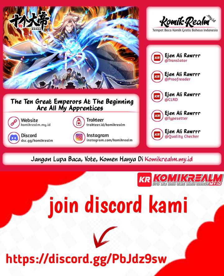 The Ten Great Emperors Are All My Disciples Chapter 168 Bahasa Indonesia