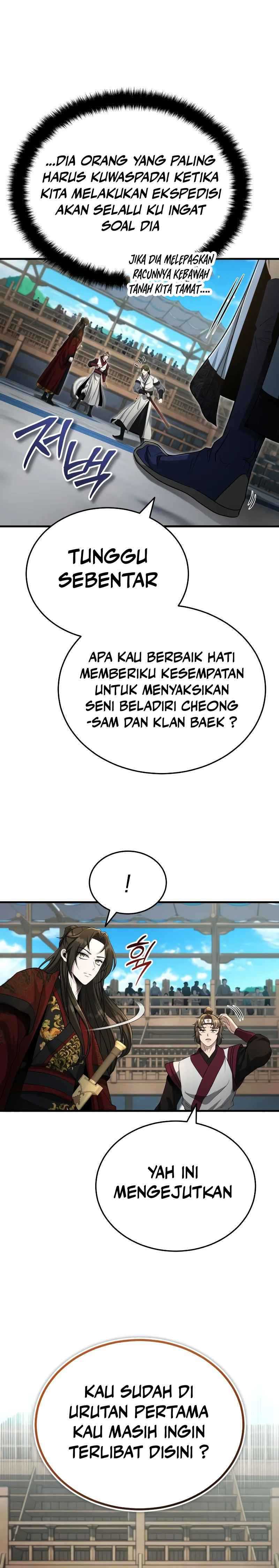 The Terminally Ill Young Master of the Baek Clan Chapter 60 Bahasa Indonesia