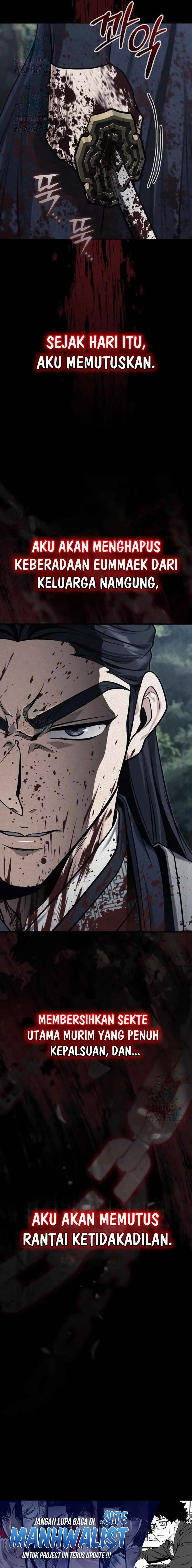 The Terminally Ill Young Master of the Baek Clan Chapter 74 Bahasa Indonesia