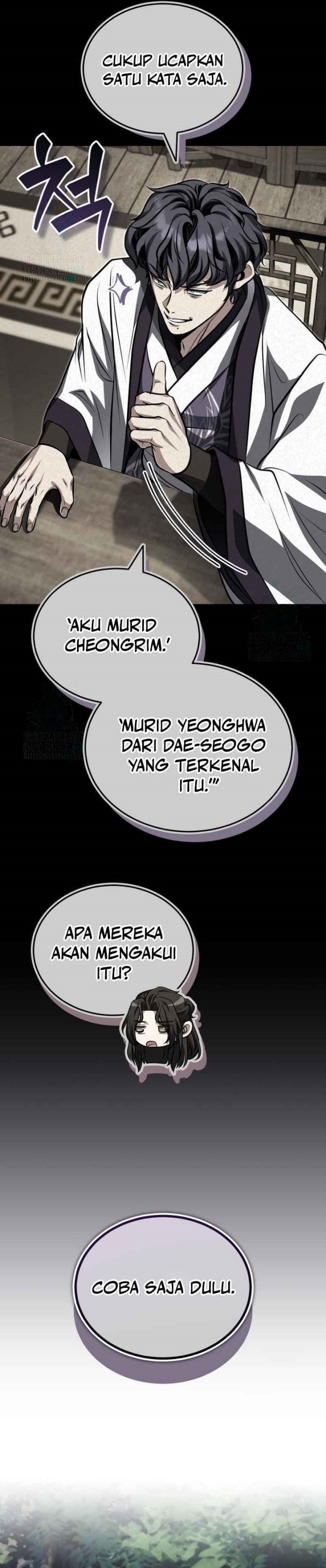 The Terminally Ill Young Master of the Baek Clan Chapter 82 Bahasa Indonesia
