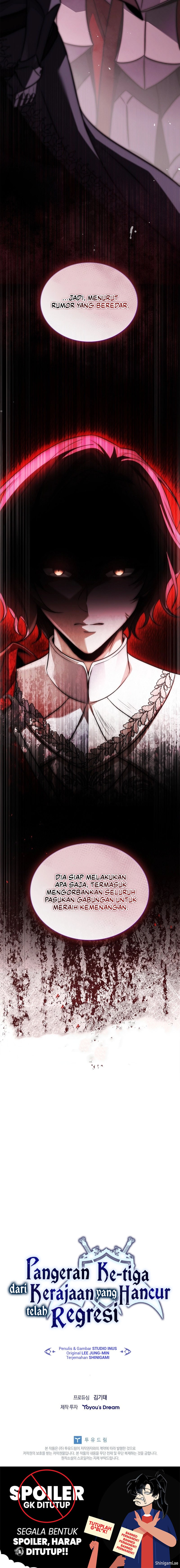 The Third Prince Of The Fallen Kingdom has Regressed Chapter 23 Bahasa Indonesia