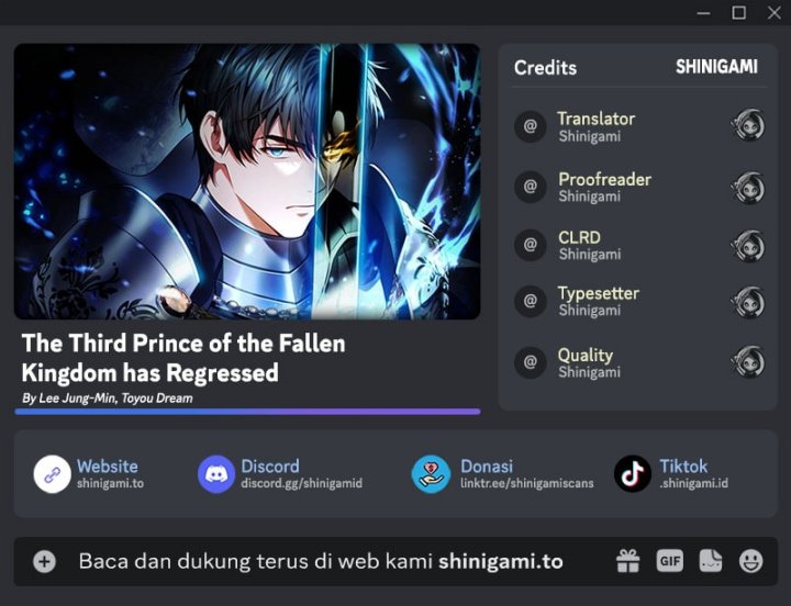 The Third Prince Of The Fallen Kingdom has Regressed chapter 32
