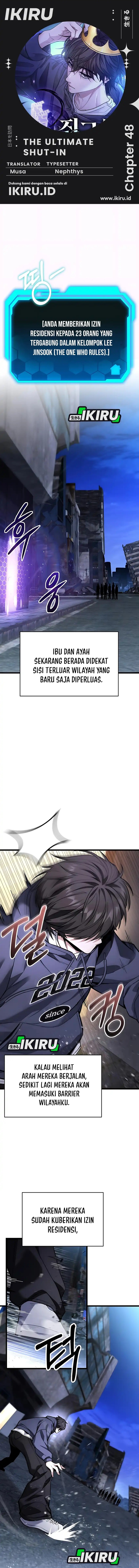 The Ultimate Shut-In (The Absolute Ruler of the House) Chapter 48 Bahasa Indonesia