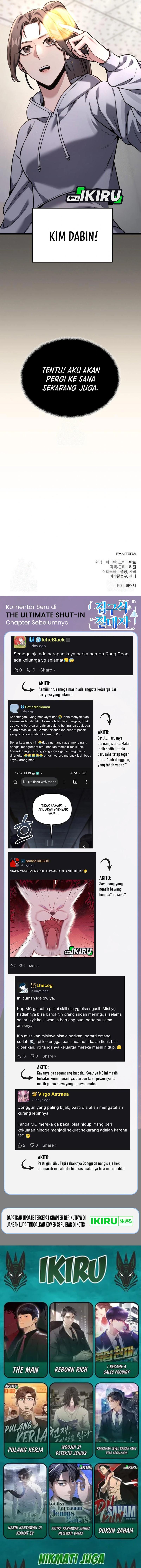 The Ultimate Shut-In (The Absolute Ruler of the House) Chapter 60 Bahasa Indonesia