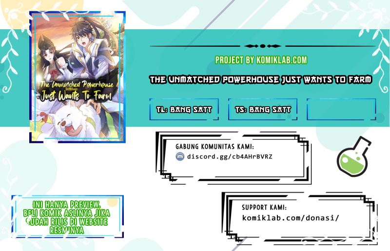 The Unmatched Powerhouse Just Wants to Farm Chapter 02 Bahasa Indonesia