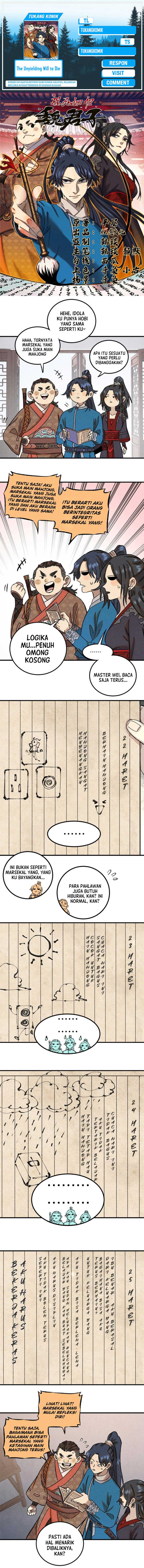 The Unyielding Will to Die Chapter 41 Bahasa Indonesia