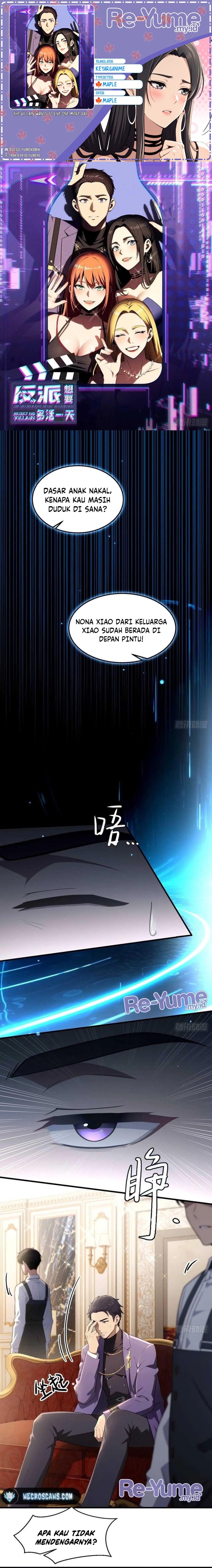 The Villain Wants to Live One More Day chapter 1