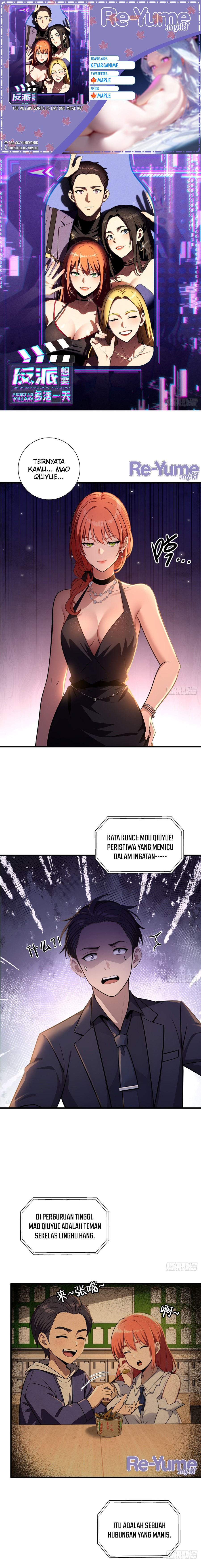 The Villain Wants to Live One More Day Chapter 07 Bahasa Indonesia