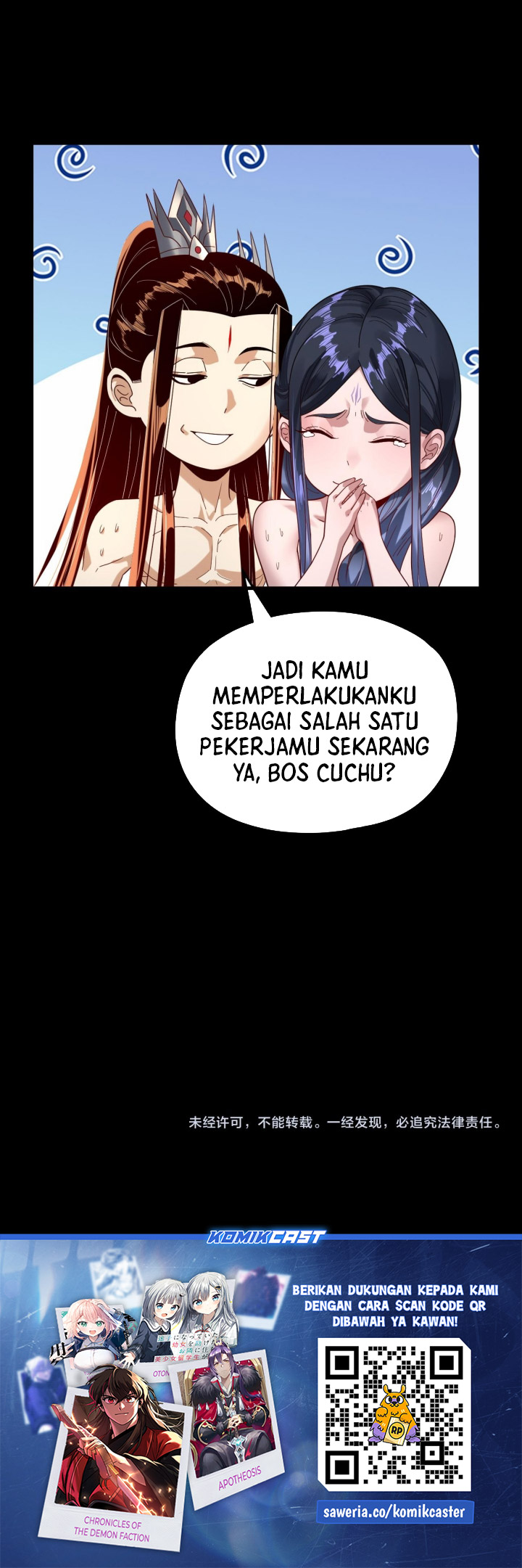 The Villain of Destiny Chapter 281 Bahasa Indonesia