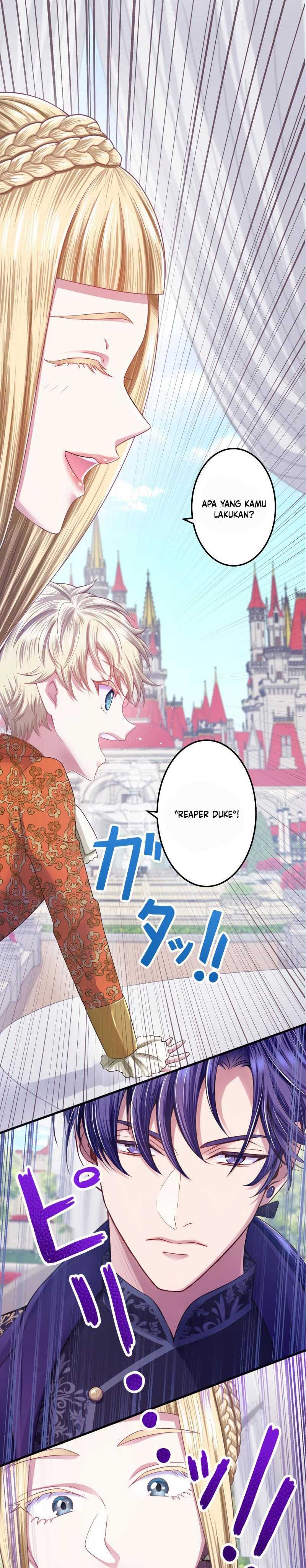 The Villainess Can’t Take Revenge on Her Reaper Father Chapter 03 Bahasa Indonesia