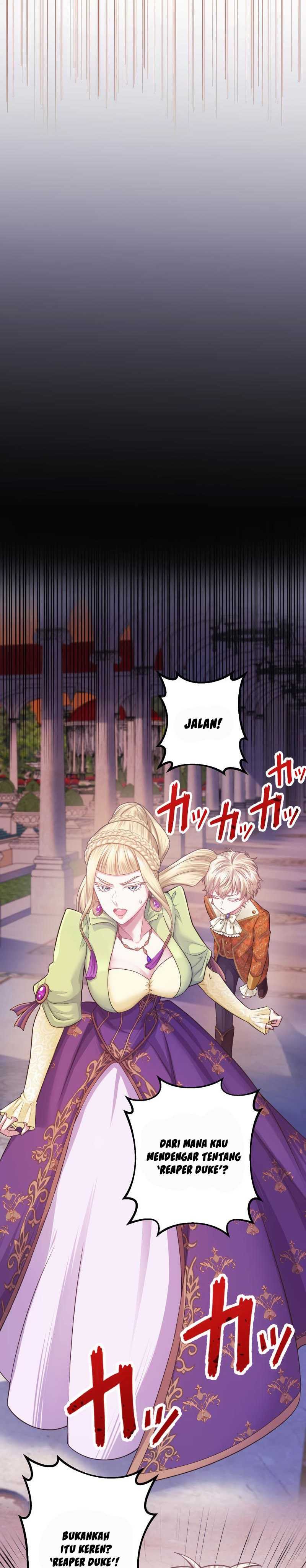 The Villainess Can’t Take Revenge on Her Reaper Father Chapter 03 Bahasa Indonesia