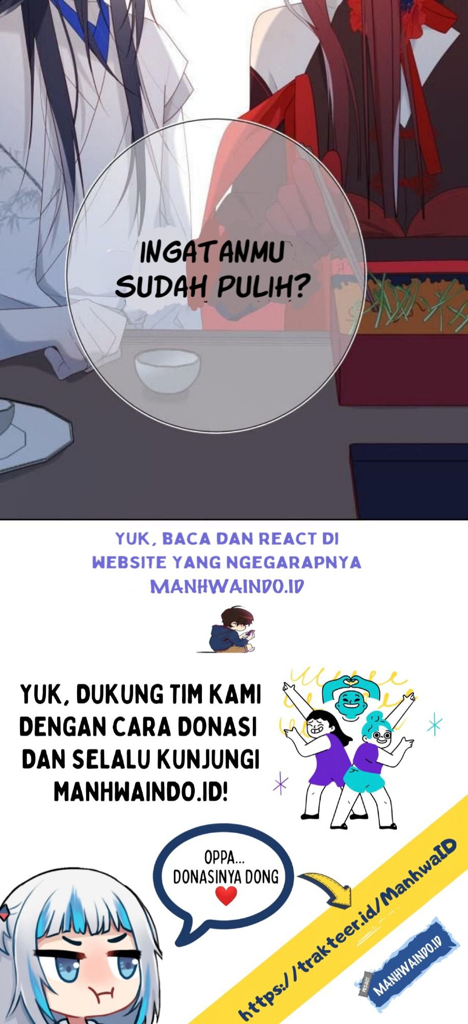 The Villainess Refuses to Flirt with the Male Lead Chapter 38 Bahasa Indonesia