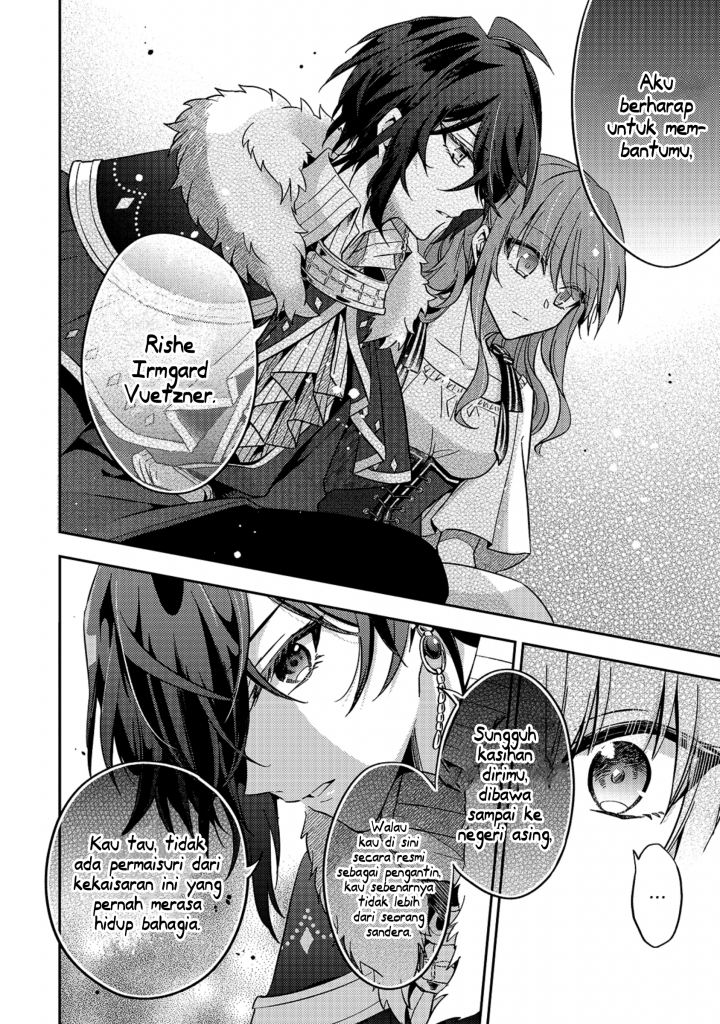 The Villainess Wants to Enjoy a Carefree Married Life in a Former Enemy Country in Her Seventh Loop! (Loop 7-kai me no Akuyaku Reijou wa, Moto Tekikoku de Jiyuu Kimamana Hanayome [Hitojichi] Seikatsu wo Mankitsu Suru) chapter 9