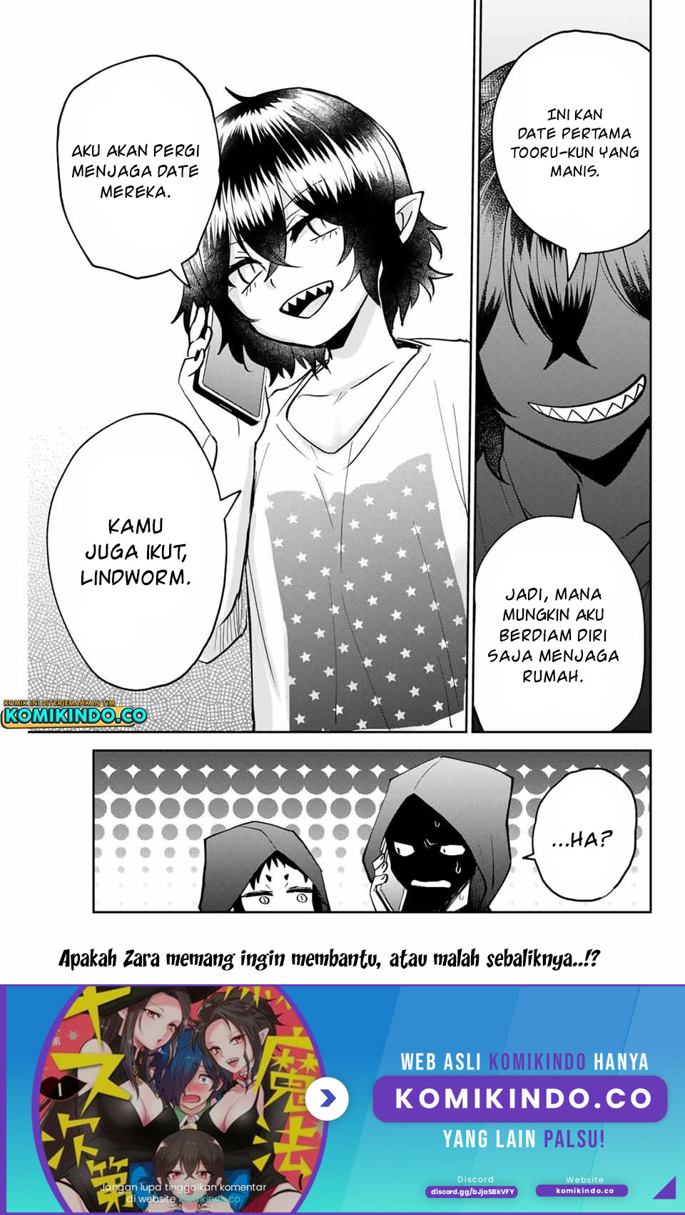 The Witch Controls Her Age and Magic With a Kiss Chapter 17 Bahasa Indonesia